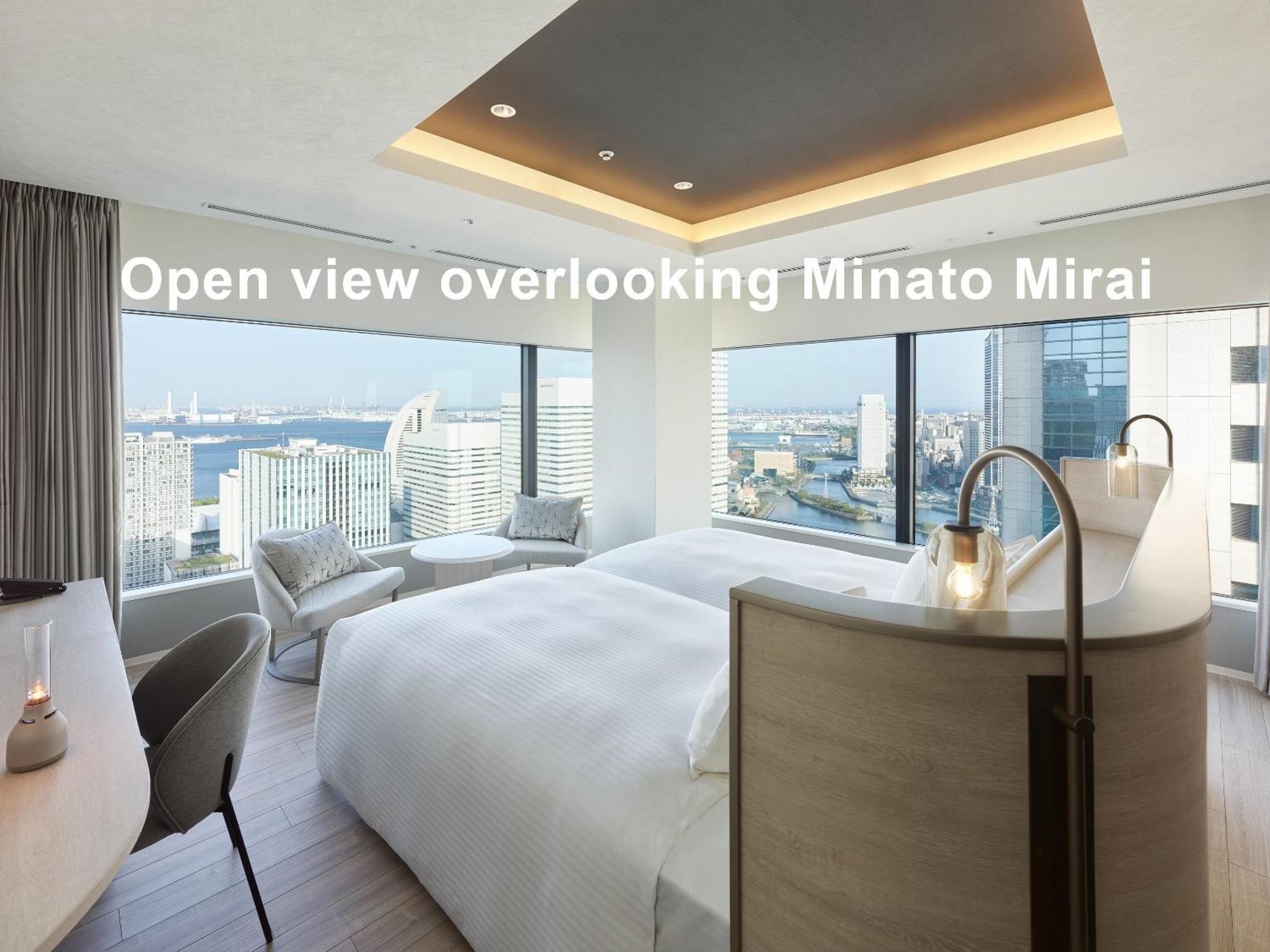 Mitsui Garden Hotel Yokohama Minatomirai Premier Zewnętrze zdjęcie Open view overlooking Minato Mirai